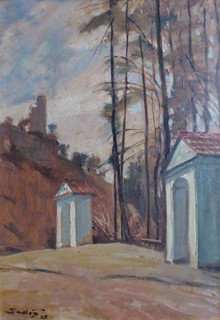 OTAKAR SEDLOŇ (1885-1973) - KŘÍŽOVÁ CESTA U POTŠTEJNA