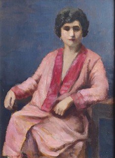 RUDOLF VOJTĚCH ŠPILLAR (1878-1949) - ŽENA V ŽUPANU