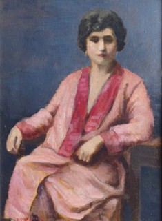 RUDOLF VOJTĚCH ŠPILLAR (1878-1949) - ŽENA V ŽUPANU