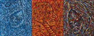 Hynek Bařák (1990) - Nobody I - III, tiptych