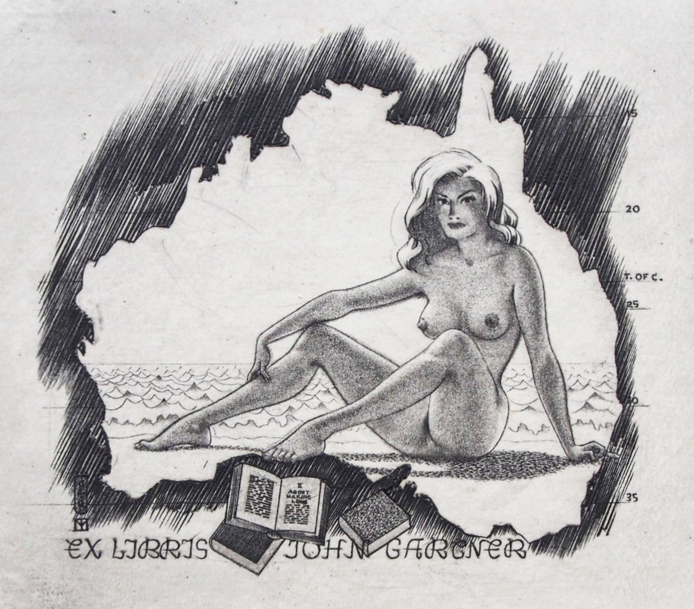 Mark Severin - AKT DÍVKY | EX LIBRIS JOHN GARENER