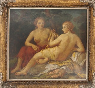 Hubert Kovařík - LESNÍ IDYLKA I olej na překližce I 120x130