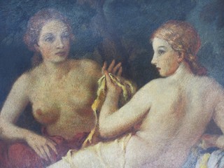 Hubert Kovařík - LESNÍ IDYLKA I olej na překližce I 120x130