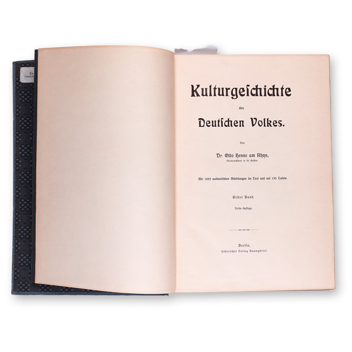 HENNE, Otto (1828-1914): Kulturgeschichte des Deutschen Volkes I.