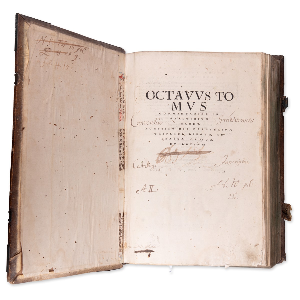 HIERONYMUS (?-420): Octavus tomus commentarios in Psalterium