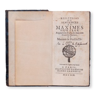 [ROCHEFOUCAULD, François de la]: Réflexions ou sentences et maximes morales augmentées