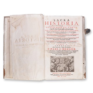 MEZGER, Paul (1637-1702): Sacra Historia de gentis Hebraicae Ortu V.