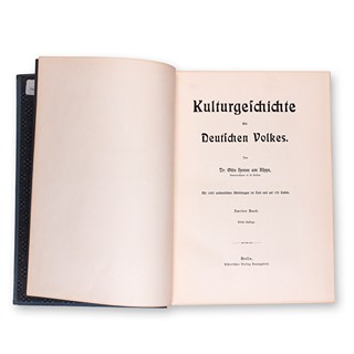 HENNE, Otto (1828-1914): Kulturgeschichte des Deutschen Volkes II.