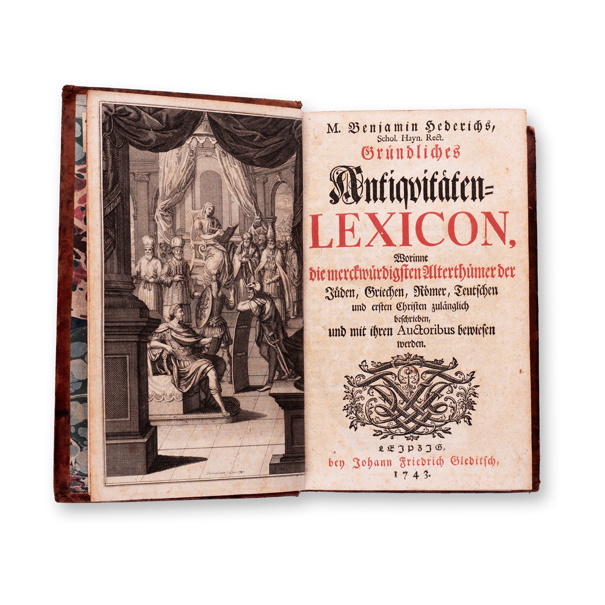 HEDERICH, Benjamin (1675-1748): Gründliches antiquitäten-lexicon