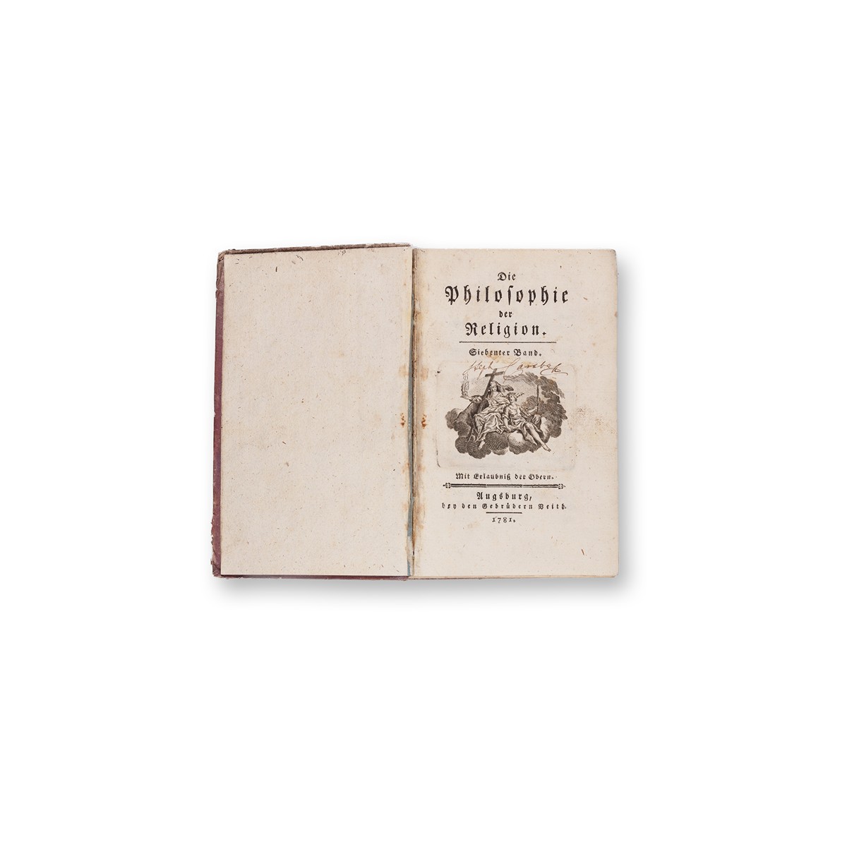 STORCHENAU, Sigmund (1731-1797): Die Philosophie der Religion. VII.