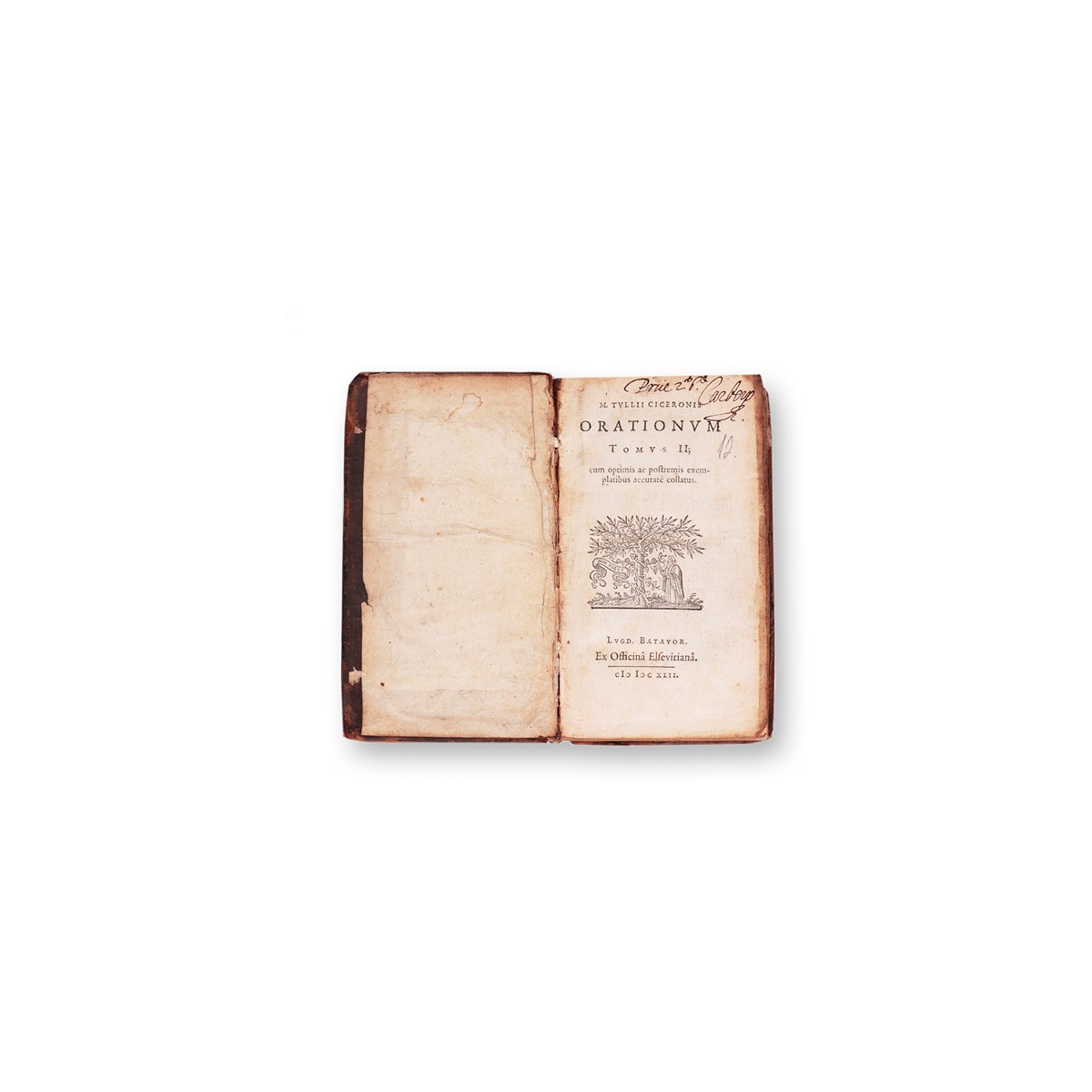 CICERO, Marcus Tullius (106 př.n.l.-43 n.l.): M. Tulii Ciceronis Orationum II.
