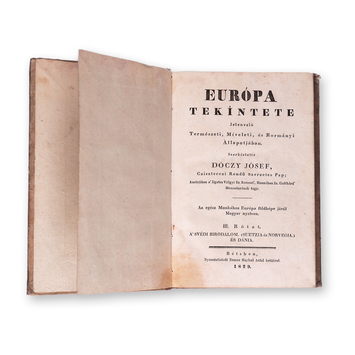 DÓCZY, Jósef: Európa tekintete III.