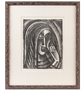 Hofman Vlastislav 1884–1964 - Plačící žena, 1919