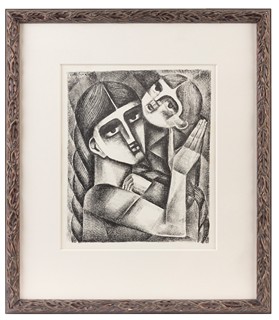 Hofman Vlastislav 1884–1964 - Matka s dítětem, 1920