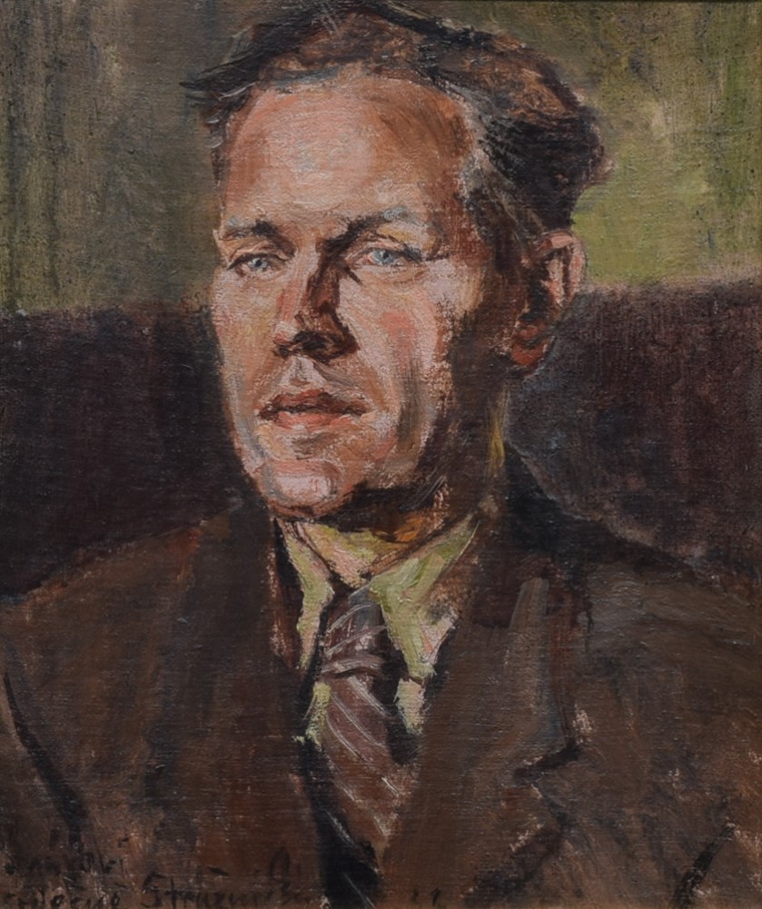 STRÁŽNICKÝ František (1913-1985) - Portrét muže v kravatě