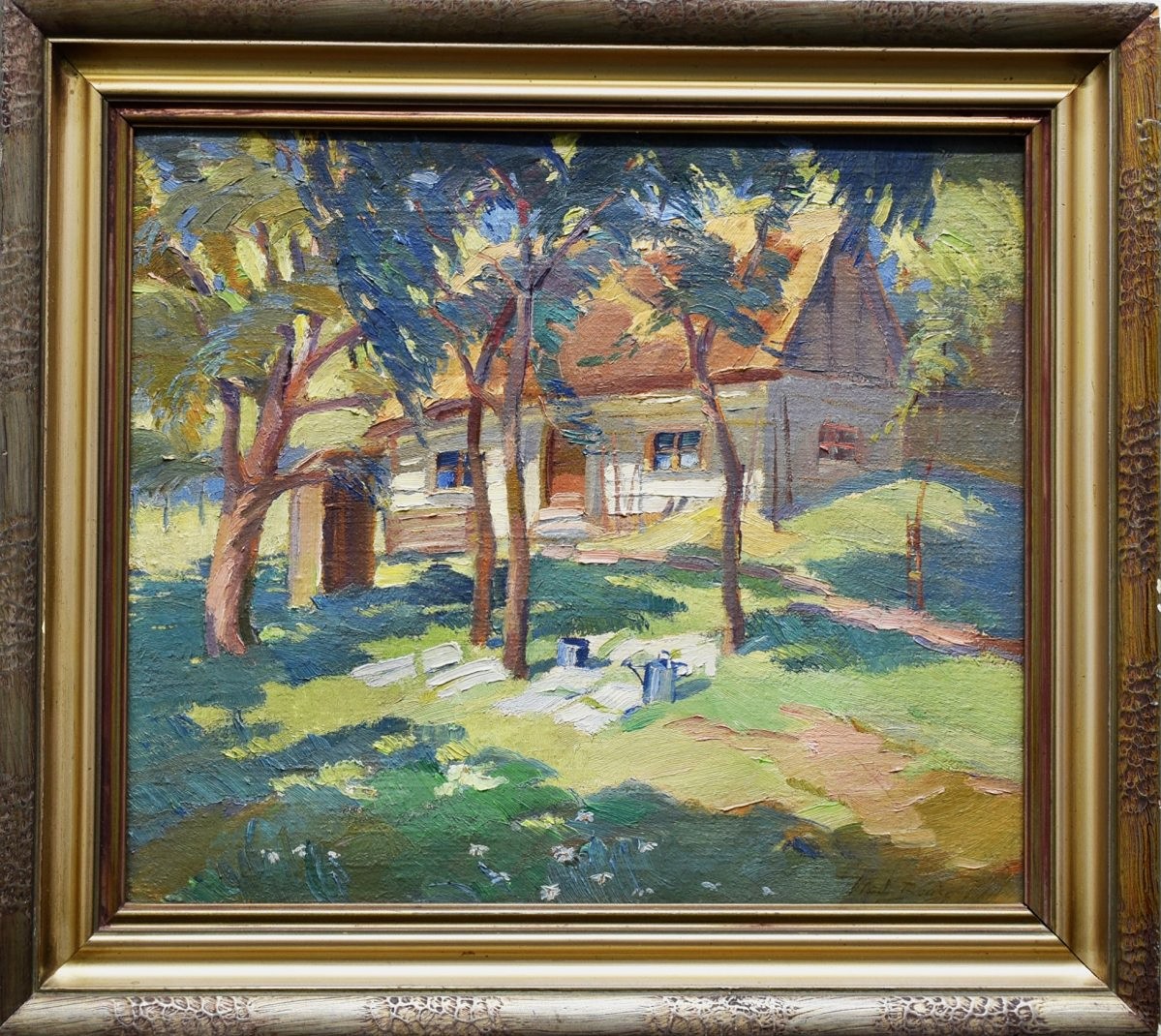 BOUŠEK Vladimír (1890-1929) - Chalupa v letním slunci