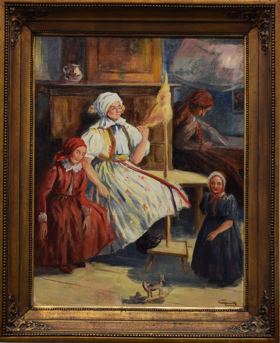ČUMPELÍK Jan (1895-1956) - Ve světnici