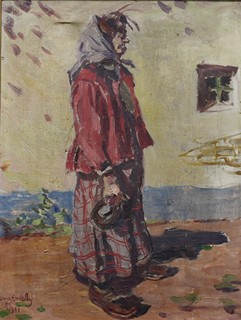 STRÁŽNICKÝ František (1913-1985) - Žebračka