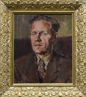 STRÁŽNICKÝ František (1913-1985) - Portrét muže v kravatě