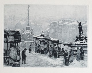WELLNER Karel (1875-1926) - Olomouc v leptech