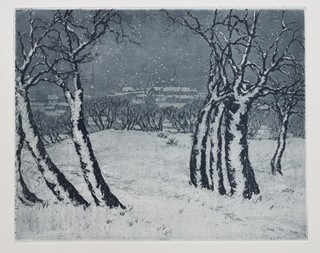 WELLNER Karel (1875-1926) - Olomouc v leptech