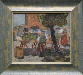 OBROVSKÝ Jakub (1882-1949) - Na trhu
