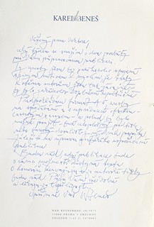 BENEŠ Karel (1932-2021) - Václav Havel a J A Komenský
