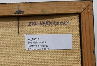 HEŘMANSKÁ Eva (*1950) - Žena s kytarou