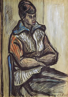 HEJNA Václav (1914-1985) - Sedící žena