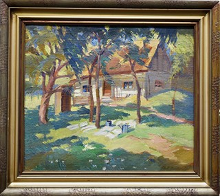 BOUŠEK Vladimír (1890-1929) - Chalupa v letním slunci
