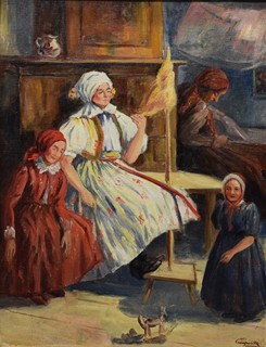 ČUMPELÍK Jan (1895-1956) - Ve světnici