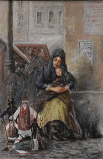 FIALA Václav (1896-1980) - Na sv Mikuláše