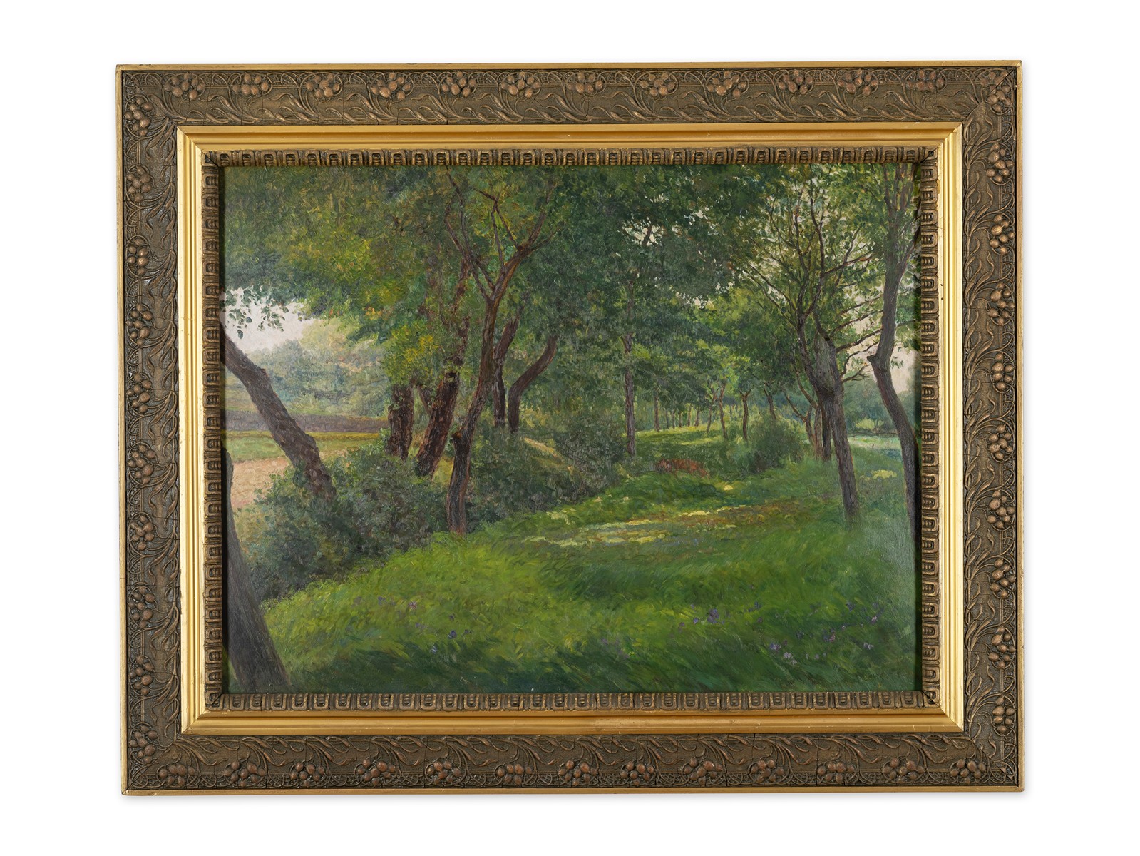 Josef Holub, (1870 – 1957) - Stromy u potoka