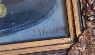 Jan Slavíček, (1900 – 1970) - Zátiší s hroznem