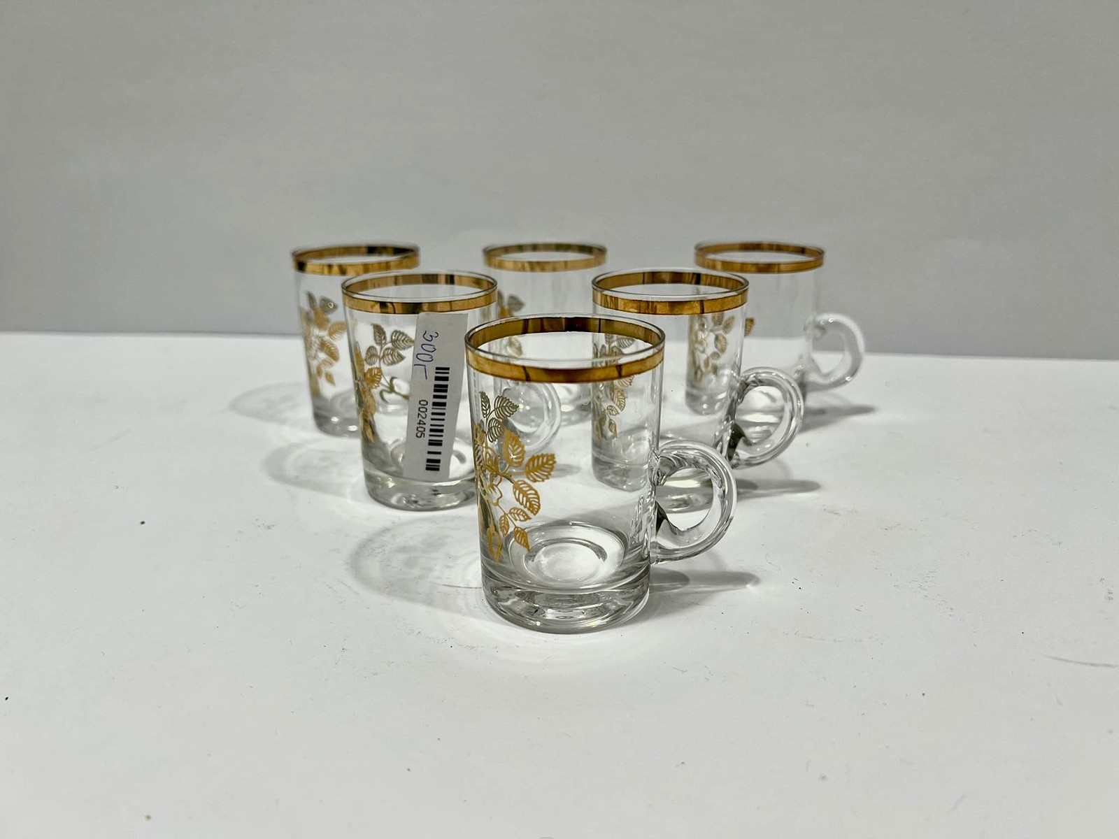 Sklenice s uchem - Sada 6 ks