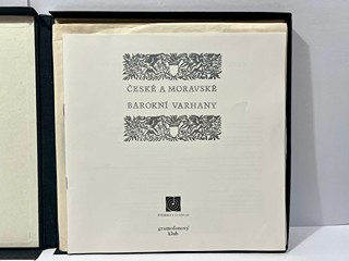 Gramofonová České a Moravské Barokní Varhany 4ks