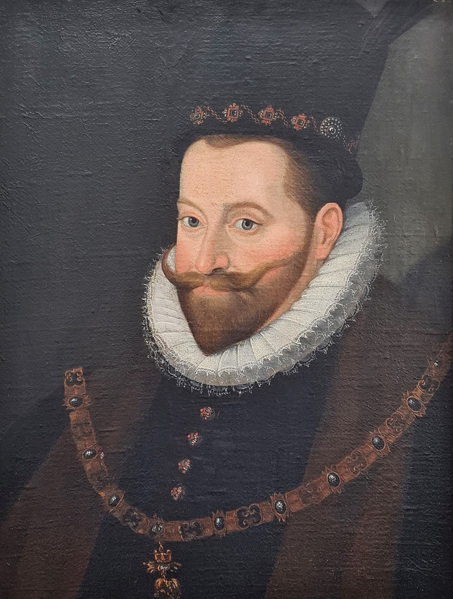 Habsburský malíř 16./17. stol. - Portrét císaře Rudolfa II.