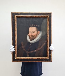 Habsburský malíř 16./17. stol. - Portrét císaře Rudolfa II.