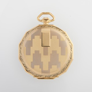 Zlaté art deco kapesní hodinky IWC Schaffhausen