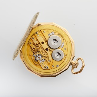 Zlaté art deco kapesní hodinky IWC Schaffhausen