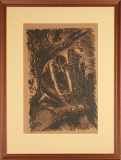 Karel Svolinský (1896-1986) - Klečící dívka