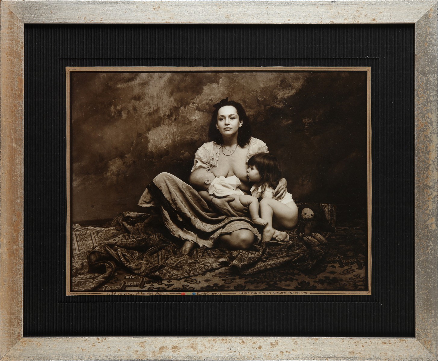Jan Saudek - Olga a děti