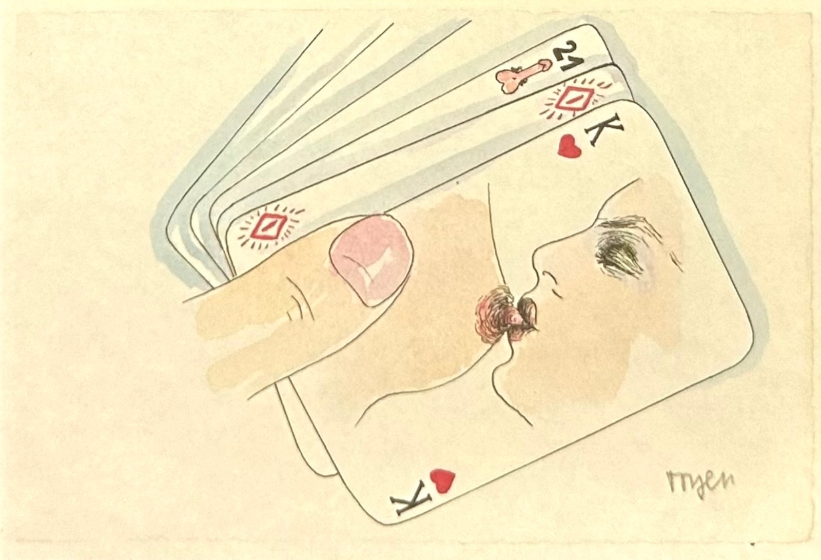 Toyen - Erotické karty - samá esa (1938)