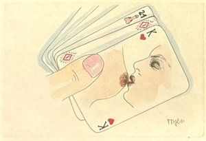 Toyen - Erotické karty - samá esa (1938)
