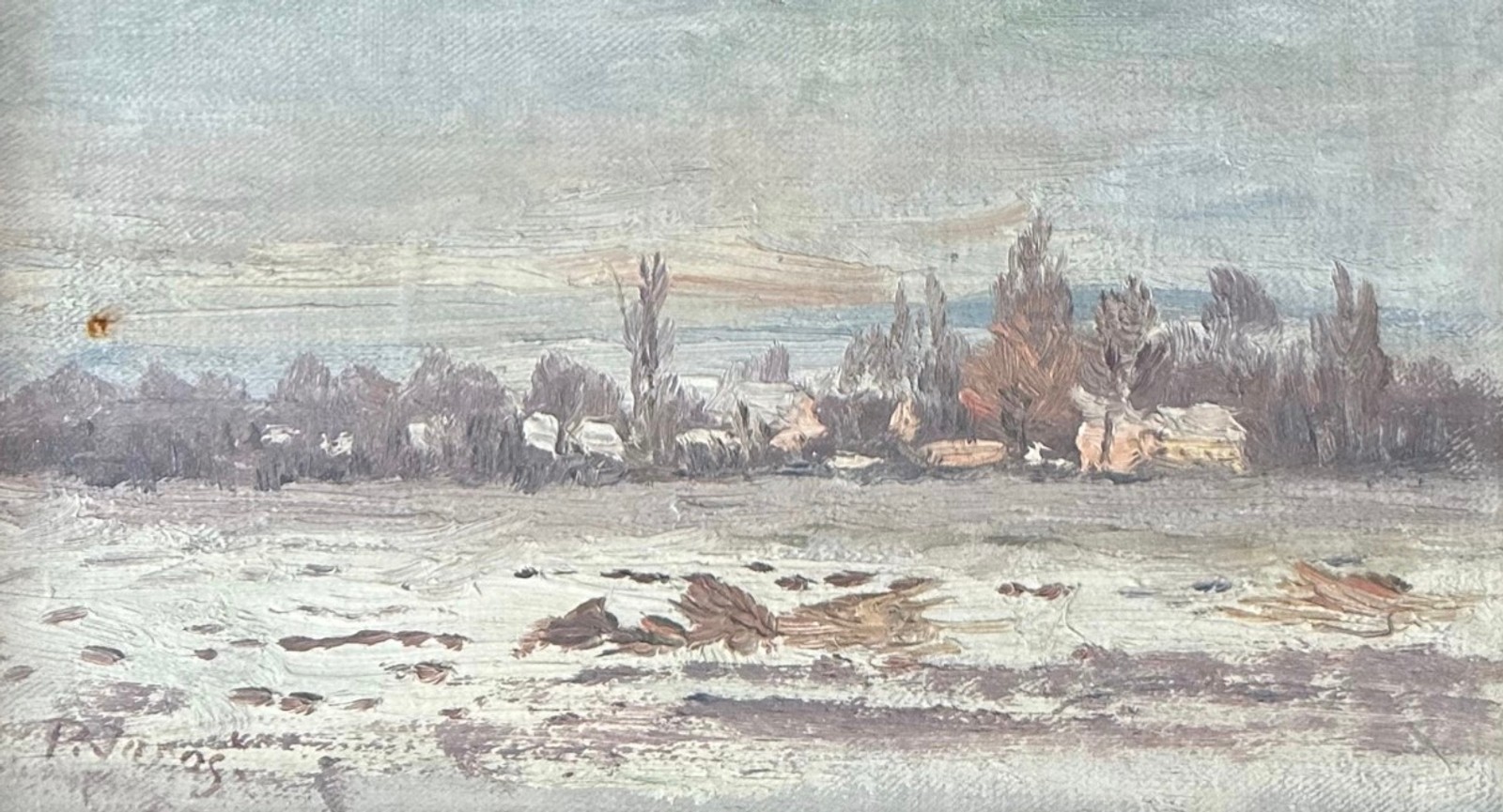 Petr Jaroš (1859 - 1929) - Zima