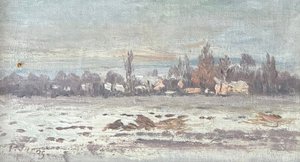 Petr Jaroš (1859 - 1929) - Zima