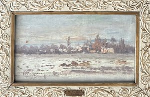 Petr Jaroš (1859 - 1929) - Zima