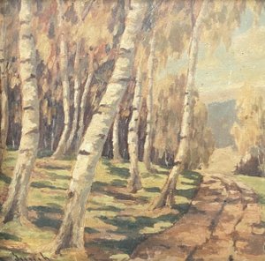 Anton Jasusch (1882 - 1965) - Březový háj