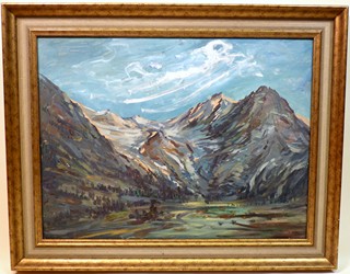 Ernst Huber - Horská krajina