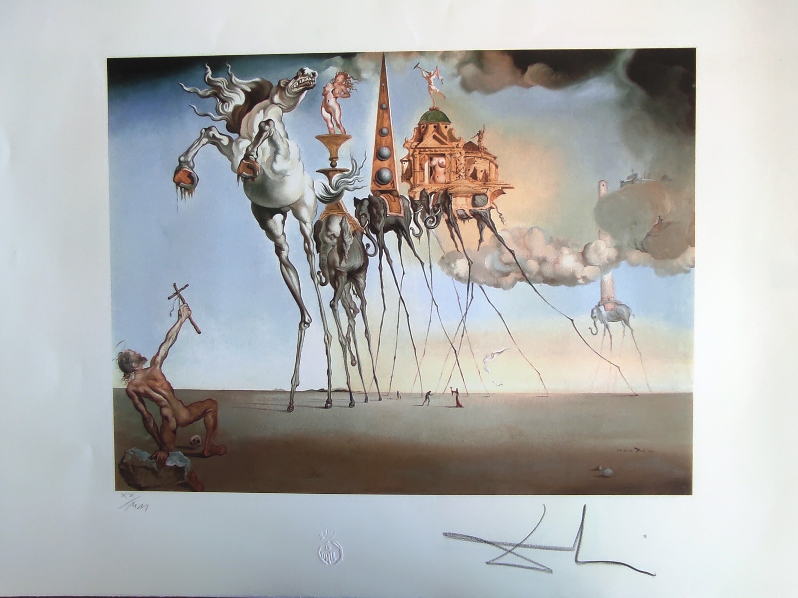 Salvador Dalí (1904 - 1989) - Pokušenie